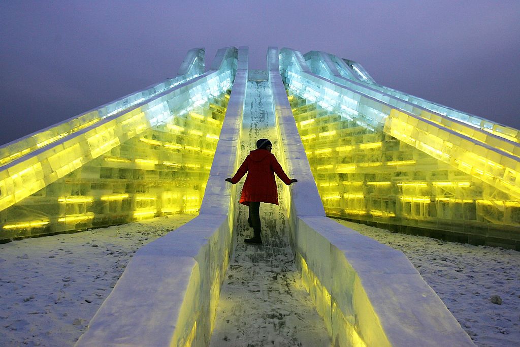Леден град в Китай