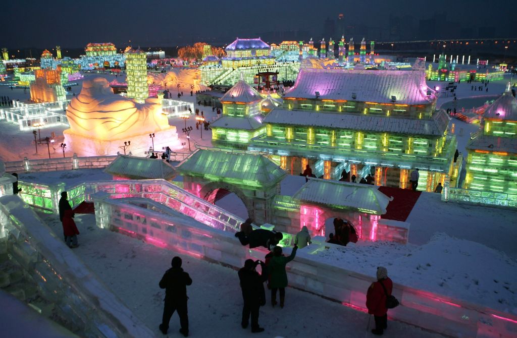Леден град в Китай