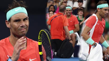 Надал Бризбейн контузия