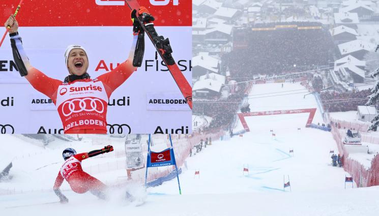 Одермат Аделбоден - Марко разпръсна и мъглата: Одермат с показно за седма поредна победа в гигантския слалом