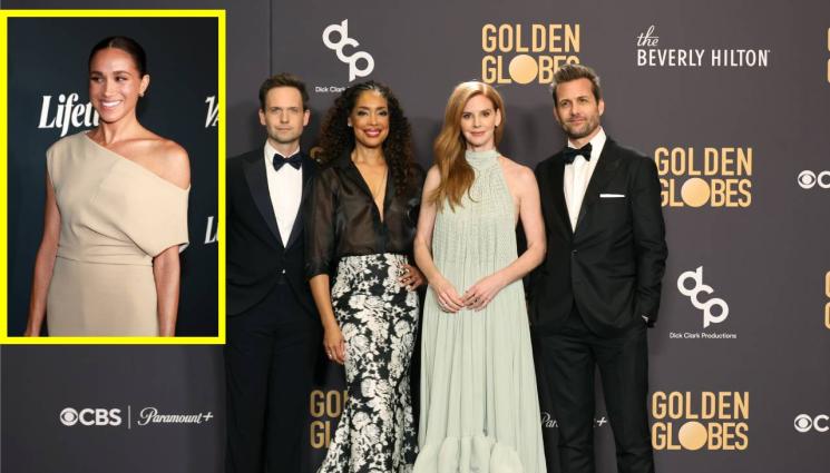 Мегън Маркъл - Меган Маркъл отсвирила колегите си от „Костюмари“ на Златните глобуси