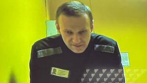 Усмихнат и шеговито настроен Алексей Навални се появи на съдебно