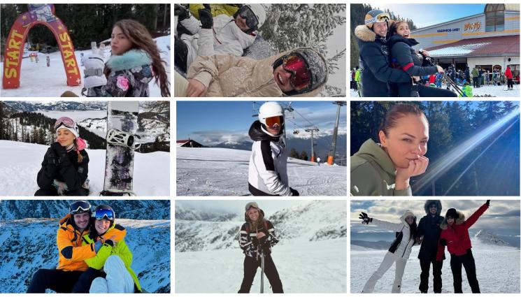 светски - ЗИМНИ ЗАБАВЛЕНИЯ: Дара и Темелкова се пускат с шейни, Папи и Сара карат ски в Боровец