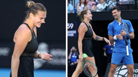 Арина Сабаленка Новак Джокович