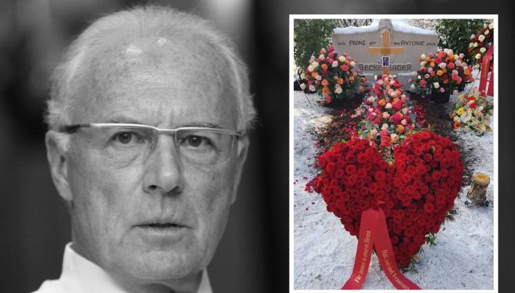 Франц Бекенбауер - Погребаха Кайзер Франц при родителите му