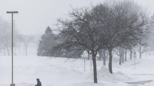 Силни ветрове и обилен сняг смразиха Средния запад на САЩ