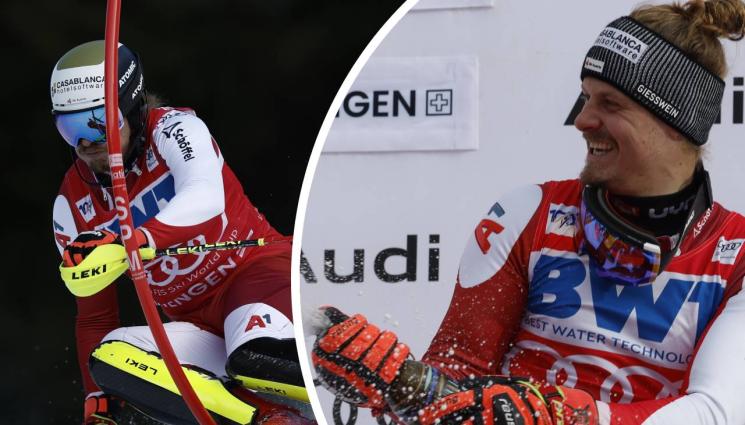 ски алпийски мъже - ЖАЛКО: Алберт Попов не успя да завърши слалома във Венген