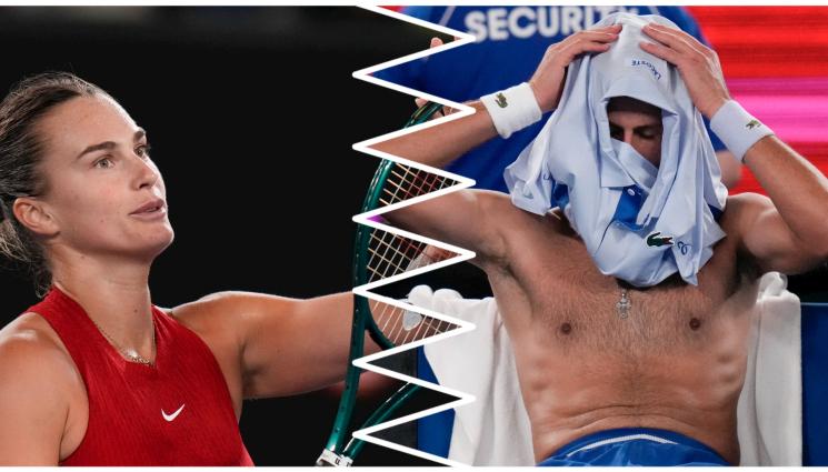 тенис - Сабаленка даде само гейм, Джокович се измъчи в най-дългия си мач на старта в Мелбърн