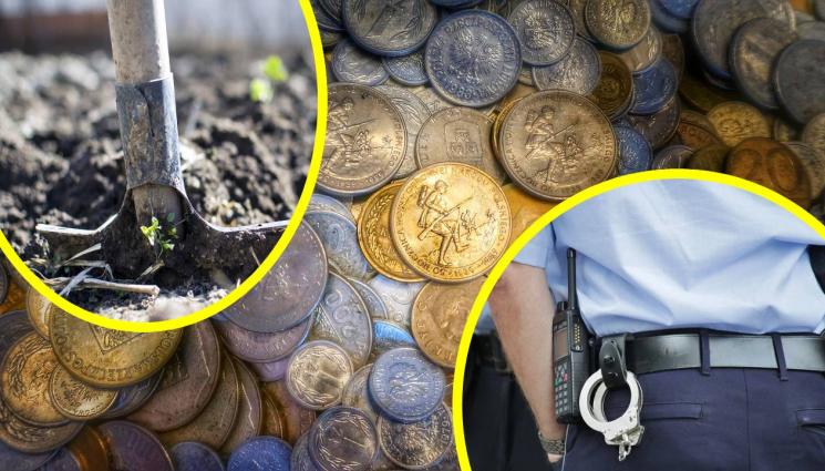 иманяри - КАРЪЦИ: Спипаха иманяри, конфискуваха им изкопаното! (СНИМКА)