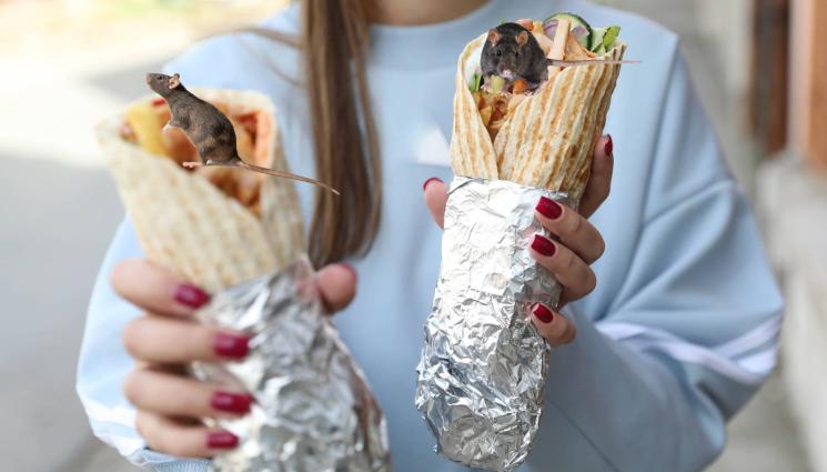 дюнери - НА ВНИМАНИЕТО НА БАБХ: Мишки налазиха дюнерджийниците! (ВИДЕО)