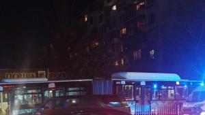 Катастрофа между автобус № 94 в София и лека кола