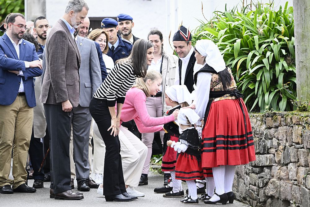 Кралското семейство на Испания Фелипе VI и Летисия