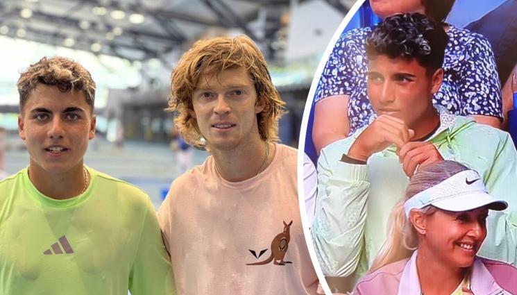 тенис - Наш тийнейджър тренира с Рубльов преди дебютното си участие на Откритото на Австралия