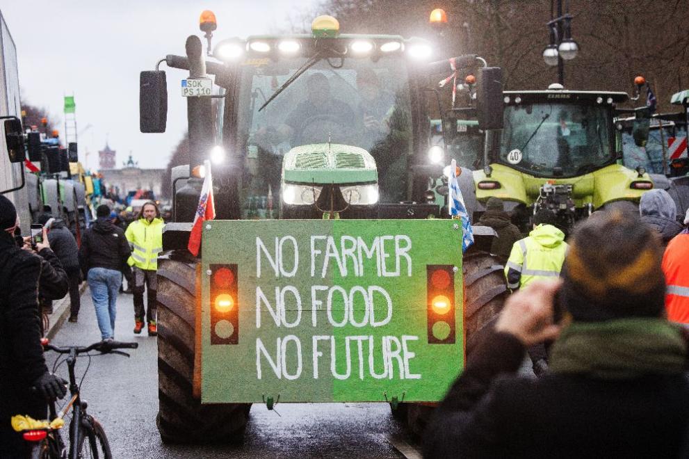 Протест на фермери в Германия