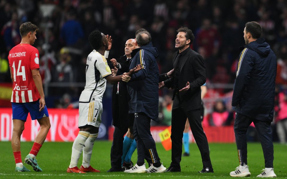 Vinicius, you're a monkey, chants the Atlético fans before entering