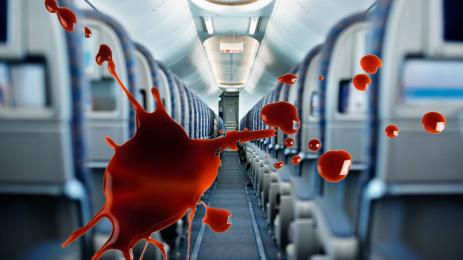 самолет кръв