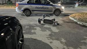 Полицай е блъснал мъж придвижващ се с тротинетка на булевард Освобождение