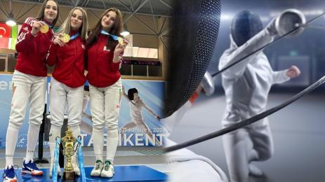 фехтовка девойки Ташкент шпага