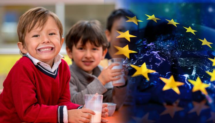 мляко - Млякото в училище със защита от ЕС