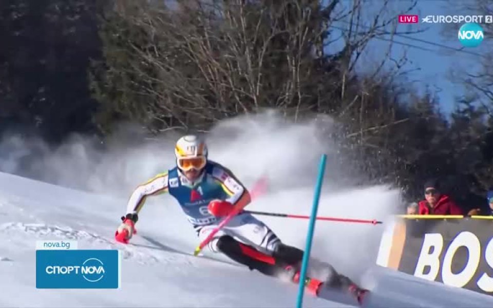 Най-добрият ни скиор Алберт Попов за съжаление не успя да