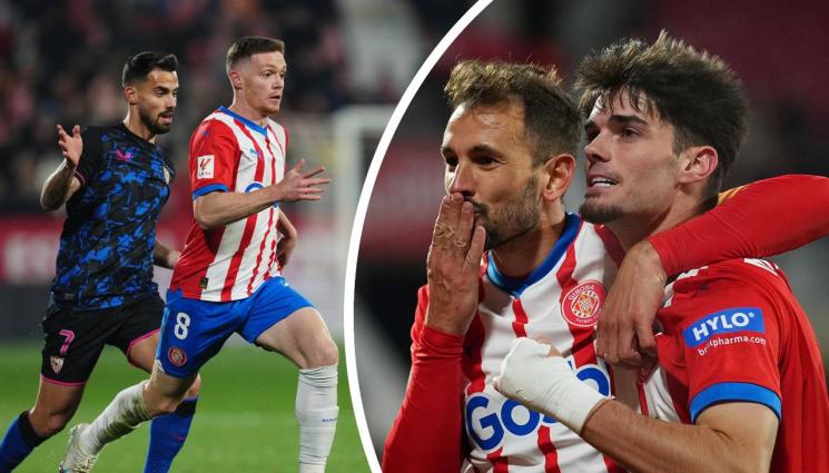 Жирона - Сензацията Жирона разгроми Севиля и е на върха