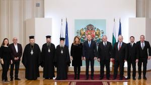 Президентът Румен Радев се срещна на Дондуков 2 с представители