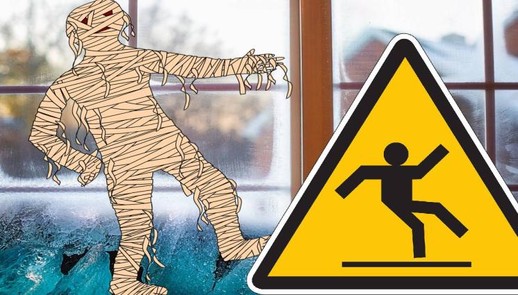 паднал - БЕЗ ВИНКЕЛИ: Пернишки управник се подхлъзна, пукна си тиквата!