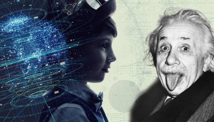 гений - БЛЕСТЯЩ УМ: Хлапак задмина Айнщайн и Хокинг!