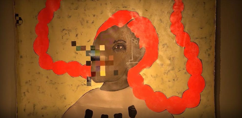 Индианка от племето сиукси разкрасява градската среда в Денвър. За