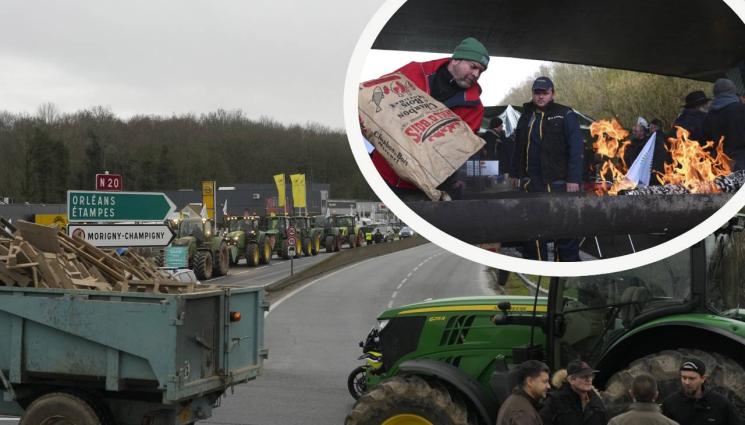 Фермери франция - БЛОКАЖ: Европа под обсада!