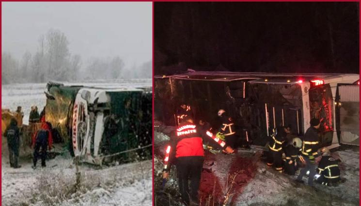 автобус - Шестима загинали при ужасяваща катастрофа с автобус