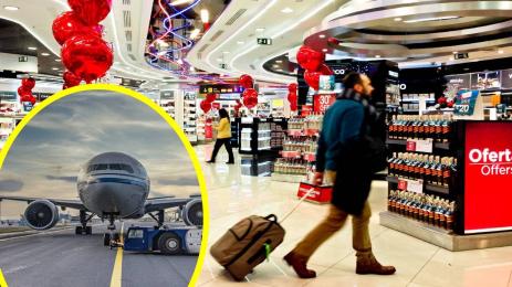 летище пасажер