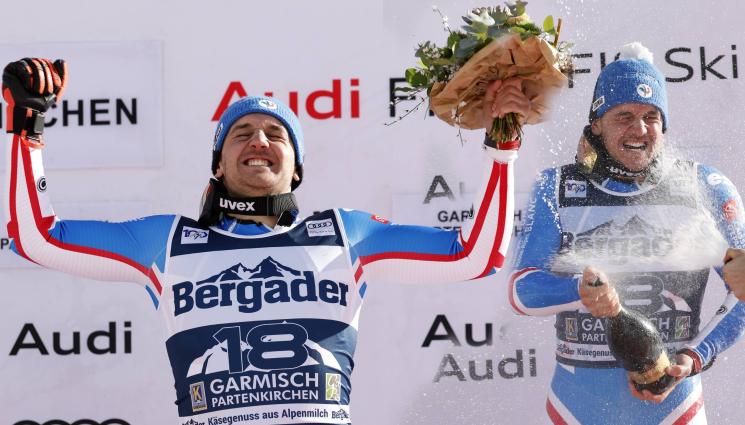 Нилс Алегр Гармиш - Шашна света на 30 г.: Французин плаче от радост с първа победа като алпиец