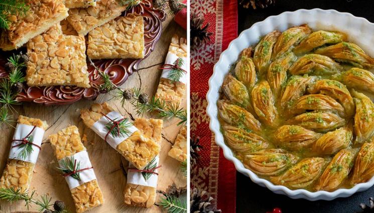 рецепти - ВКУСНО С ЙОЛИ: Апетитна баклава с шамфъстък, бърз маслен сладкиш или бадемова халва с мед