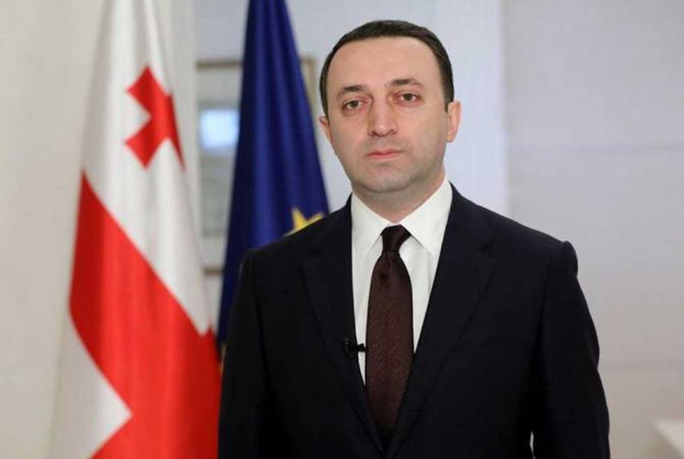 Грузинският министър-председател Иракли Гарибашвили обяви на излъчена на живо по
