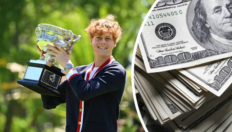 Яник Синер - Синер вече е изкарал $19 милиона