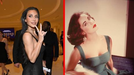 Ким Кардашиян Елизабет Тейлър