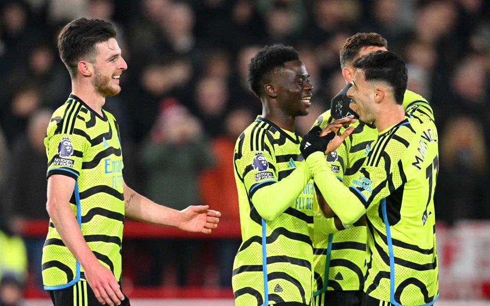 Арсенал победи Нотингам Форест с 2:1 в мач от 22-я кръг