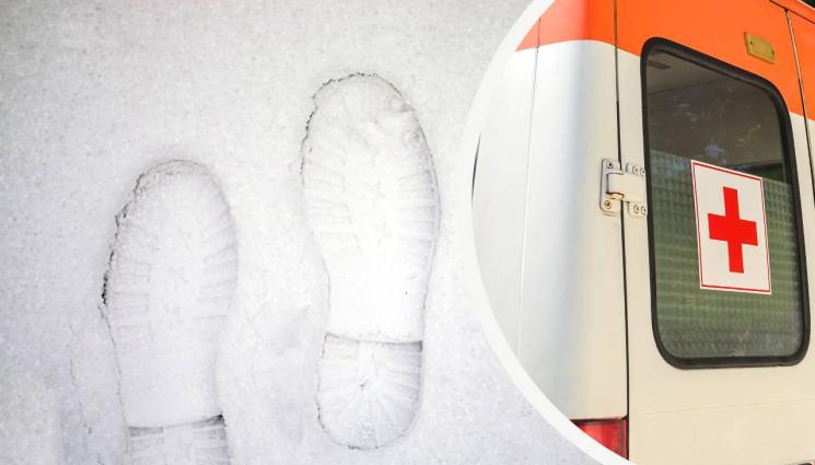 лед сняг линейка