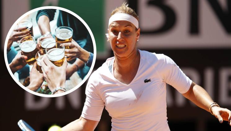Доминика Цибулкова - Тенис звезда наруши диета с бира и бургери