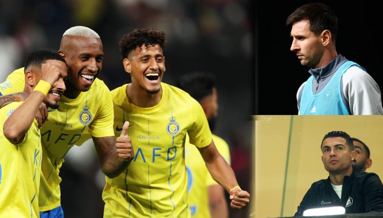 Ал Насър Меси Роналдо Интер Маями - Роналдо срещу Меси – шменти капели! CR7 и Лео се скатаха за