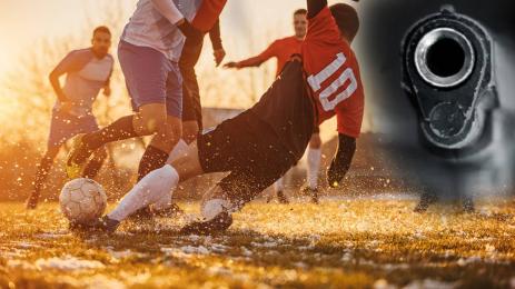 застрелян на мач