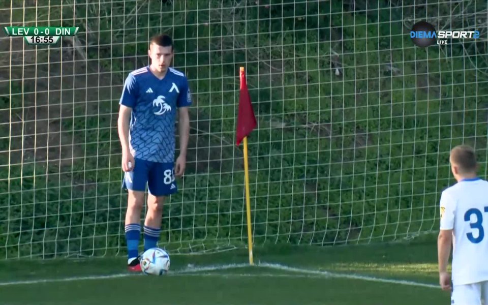 Левски води с 1:0 на Динамо Киев след първите 45