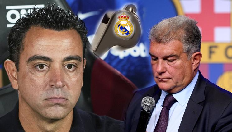 Шави Лапорта съдийство - Ръчкат с пръчка в мравуняка: Треньорът и президентът на Барса реват срещу съдийското навеждане пред Реал