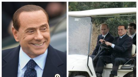 Владимир Путин Силвио Берлускони