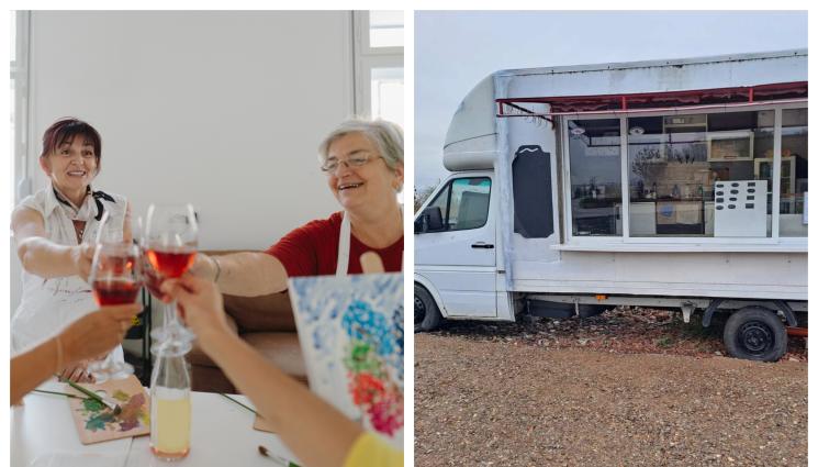 вино картини - Продават бизнес с рисуване на чаша вино срещу 30 000 лев