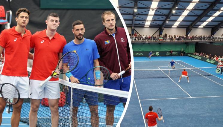 купа Дейвис - Тенисистите загубиха мача на двойки, изпаднаха от Световната група I на Купа „Дейвис“