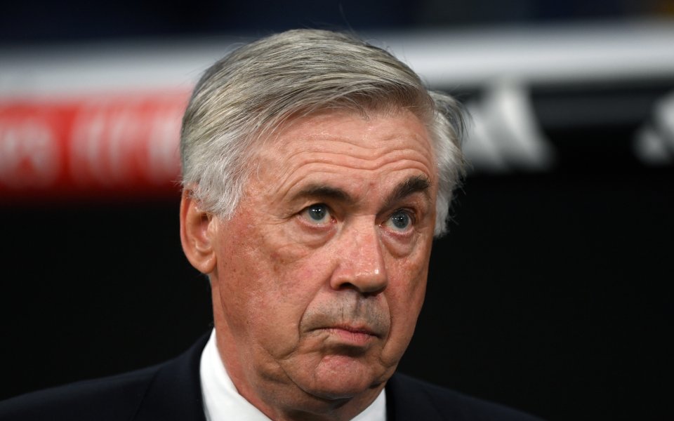 Старши треньорът на Реал Мадрид – Карло Анчелоти, не бе