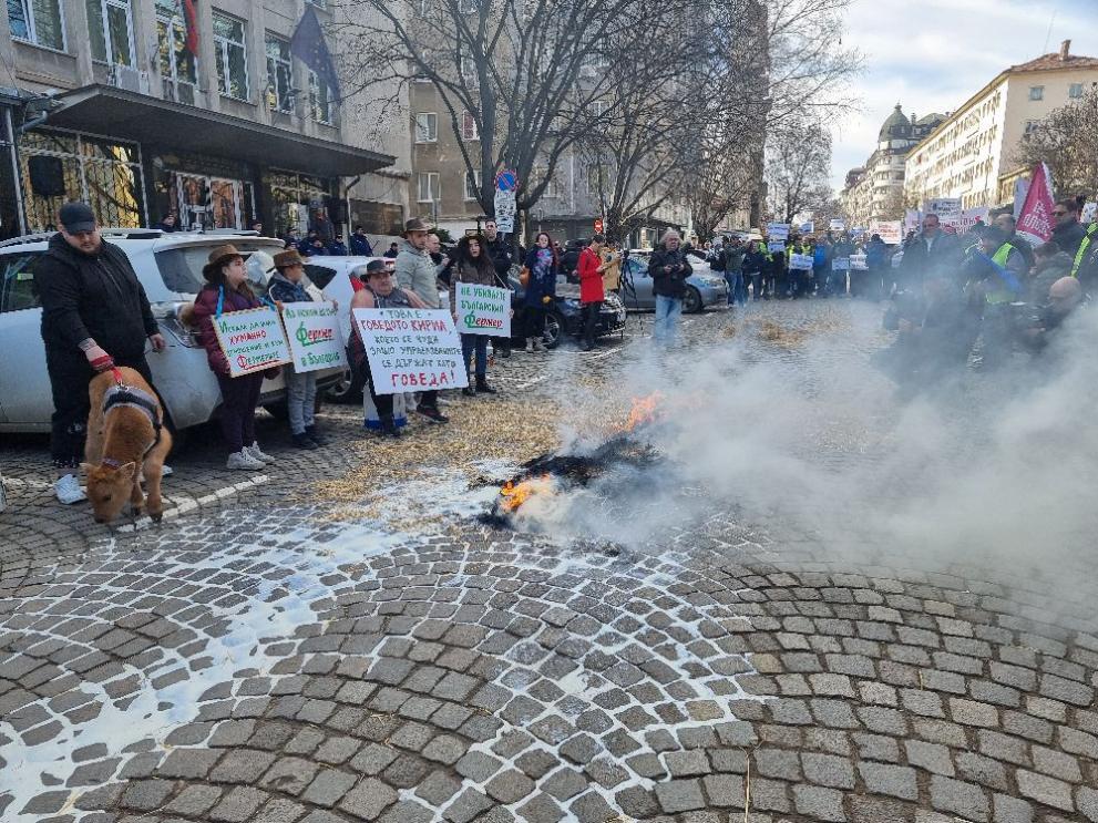  земеделци митинг 