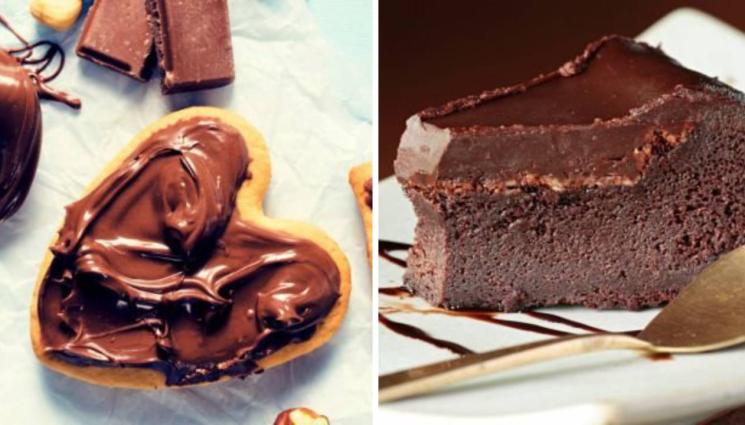 рецепти - ВЛЮБЕНИ В ШОКОЛАДА: Домашен течен, бърз сладкиш, апетитна торта парфе с бисквити или орехови целувки